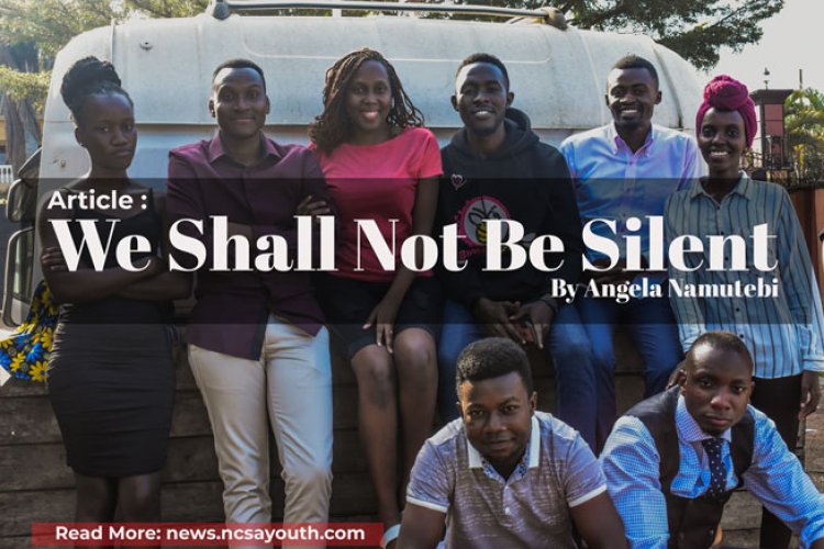 We shall not be silent.